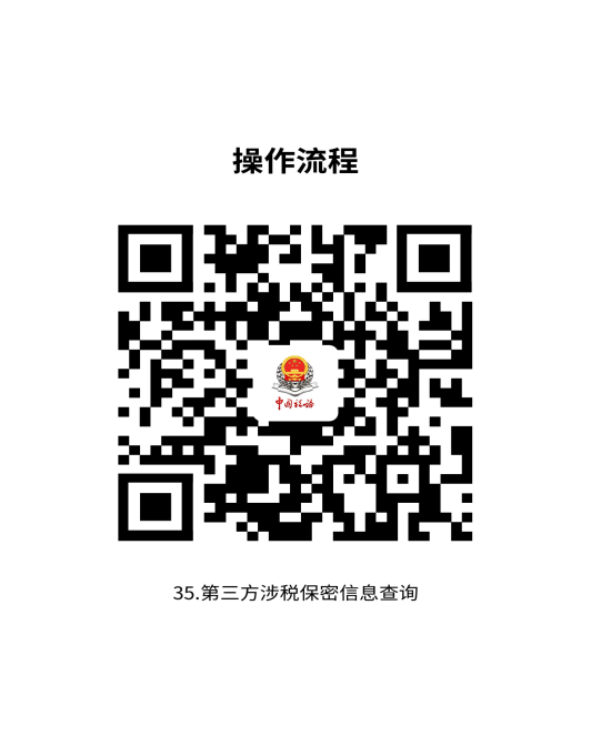 说明: 35.第三方涉税保密信息查询 (1)