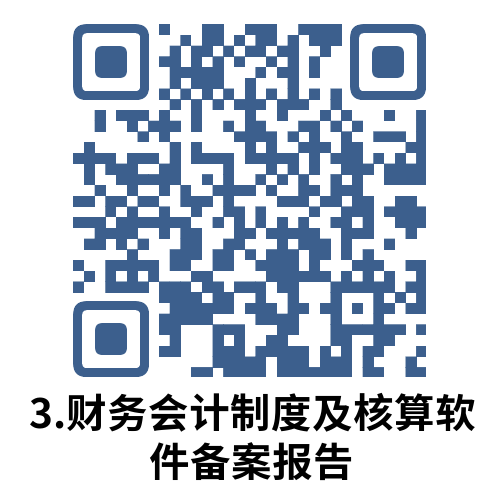 说明: 3.财务会计制度及核算软件备案报告