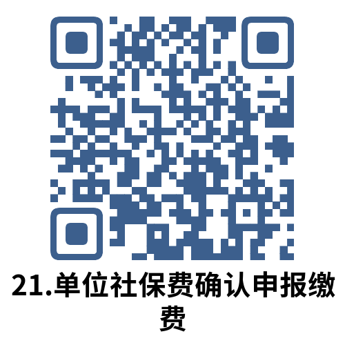 说明: 21.单位社保费确认申报缴费