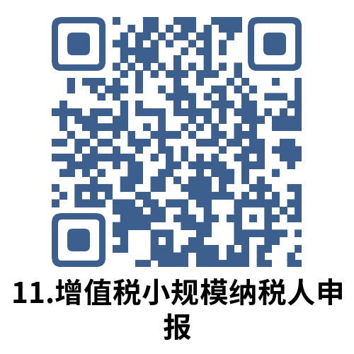 说明: 11.增值税小规模纳税人申报