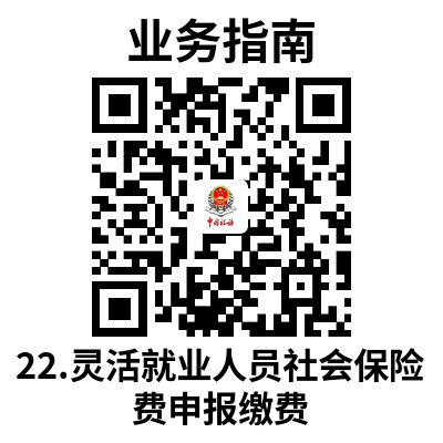 说明: 22.灵活就业人员社会保险费申报缴费 (2)