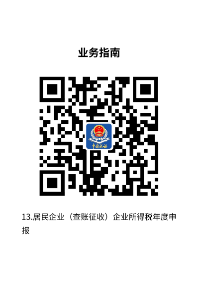 说明: 13.居民企业（查账征收）企业所得税年度申报