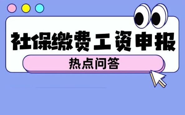 图解｜社保缴费工资申报热点问答