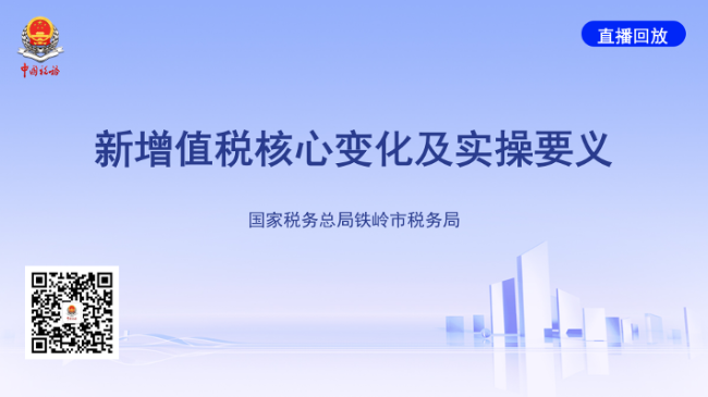 直播回放——新增值税核心变化及实操要义