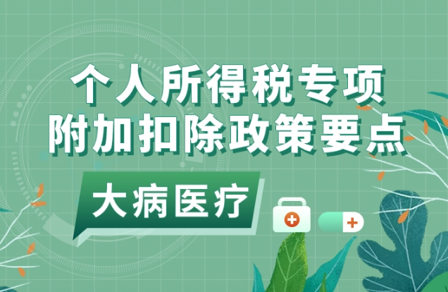 图解 | 个人所得税专项附加扣除政策要点——大病医疗